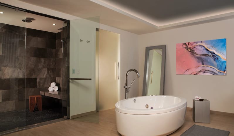 Secrets Riviera Cancun - Presidential Suite King  Bathroom